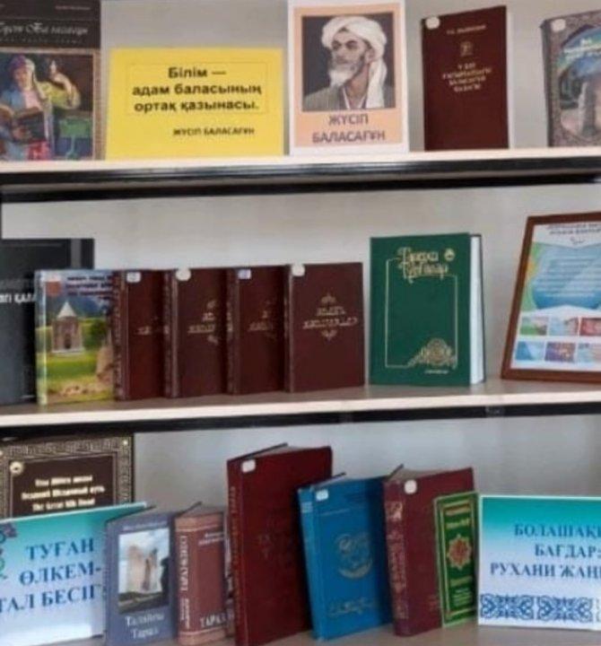 «Мамандық таңдау туралы әдебиеттерді оқуға қызығушылығын арттыру»- мақсатында әдеби  кітаптар көрмесі