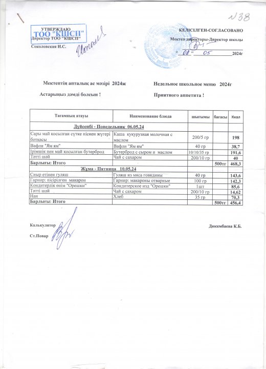 Ас мәзірі