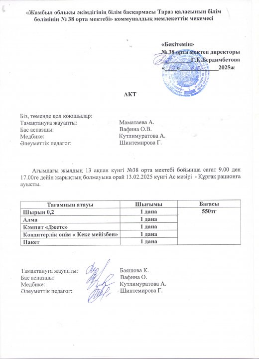 Ас мәзірі